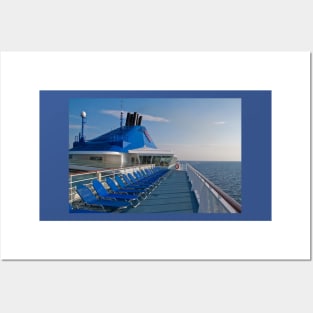 Greece. Aegean sea. On a cruise ship. Posters and Art